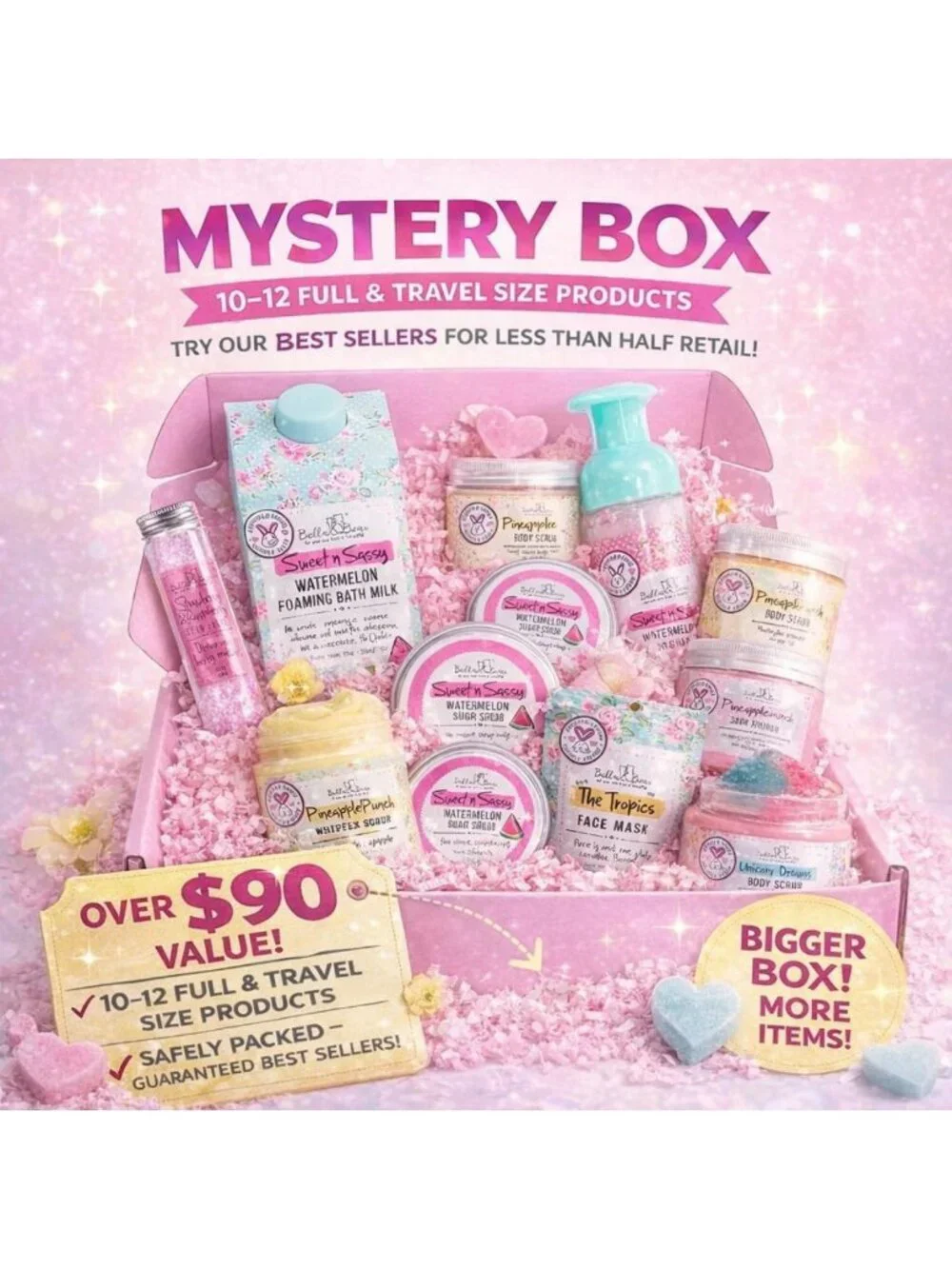Beauty Mystery Box for Girls & Teens | Fun Surprise Gifts & Skincare Essentials